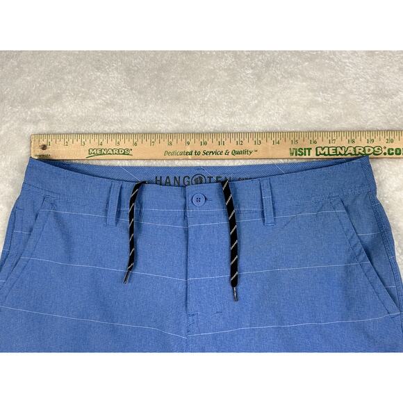 Mens Hang Ten Size 36 Blue Shorts With Drawstring And Pockets Dress Casual Swim - Picture 4 of 9